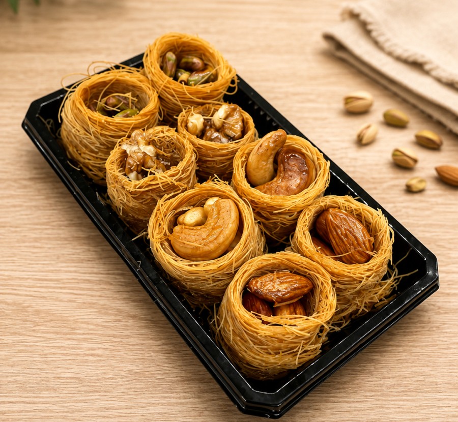 Yapımı Karışık Kuruyemişli Kadayıf Dolması 250 GR