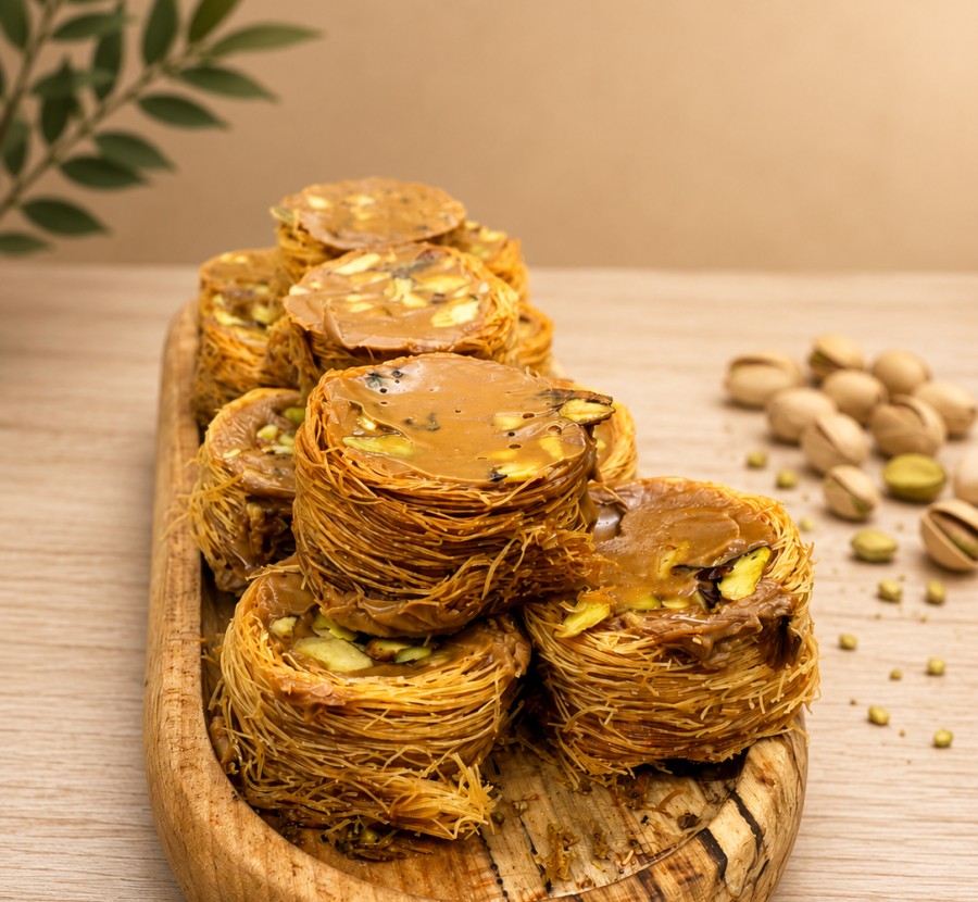 Lotus Kremalı Kadayıflı Lokum